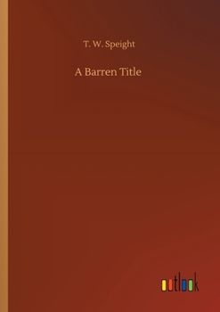Paperback A Barren Title Book