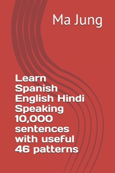 Learn Spanish English Hindi Speaking 10,000 sentences with useful 46 patterns