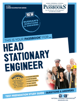 Paperback Head Stationary Engineer (C-1720): Passbooks Study Guide Volume 1720 Book