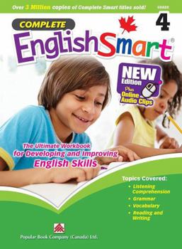 Paperback Complete EnglishSmart (New Edition) Grade 4: Canadian Curriculum English Workbook Book