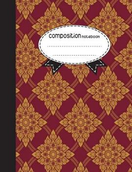 Paperback Composition Notebook, 8.5 x 11, 110 pages: Prajumyam Style 2: (School Notebooks) Book