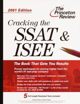 Paperback Cracking the SSAT/ISEE Book