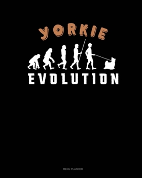 Paperback Yorkie Evolution: Menu Planner Book