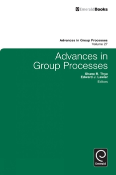 Hardcover Advances in Group Processes Book