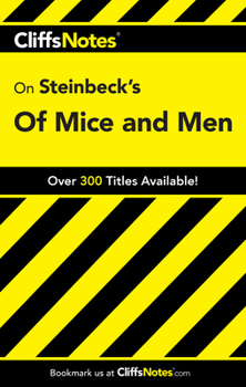 Paperback Cliffsnotes on Steinbeck's of Mice and Men Book