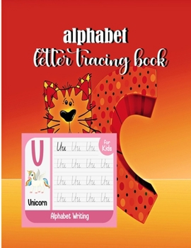 Paperback alphabet letter tracing book