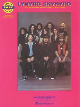 Paperback Lynyrd Skynyrd Easy Guitar Transcriptions Complete with Lessons: Easy Guitar/Tab Book