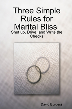 Paperback Three SImple Rules for Marital Bliss (trade paperback) Book