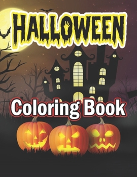 Paperback Halloween Coloring Book: Spooky Cute Halloween Coloring Book for Kids Book