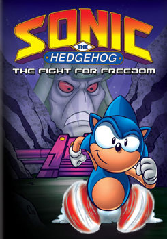 DVD Sonic The Hedgehog: The Fight for Freedom Book