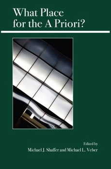 Paperback What Place for the a Priori? Book