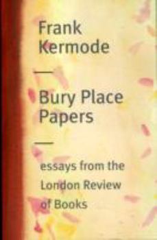 Paperback Bury Place Papers: Essays from the London Review of Books Book