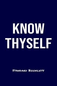 Paperback Know Thyself Standard Booklets: A softcover fitness tracker to record four days worth of exercise plus cardio. Book