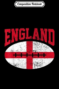 Composition Notebook: England Rugby  Journal/Notebook Blank Lined Ruled 6x9 100 Pages