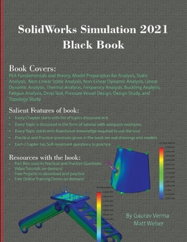 Paperback SolidWorks Simulation 2021 Black Book