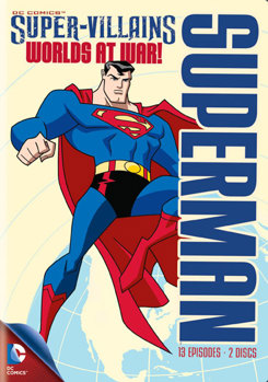 DVD DC Super Villains Superman: Worlds at War Book