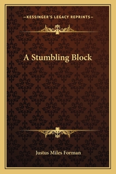 A Stumbling Block