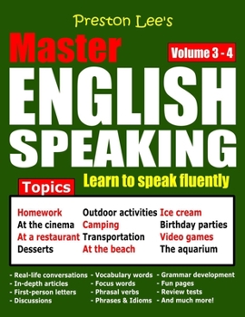 Paperback Preston Lee's Master English Speaking - Volume 3 - 4 Book