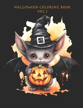 Paperback Halloween Coloring Book vol. 1 Book