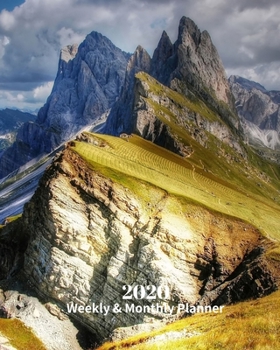 Paperback 2020 Weekly and Monthly Planner: Dolomites Italy - Monthly Calendar with U.S./UK/ Canadian/Christian/Jewish/Muslim Holidays- Calendar in Review/Notes Book