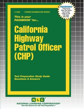Paperback California Highway Patrol Officer (CHP) Book