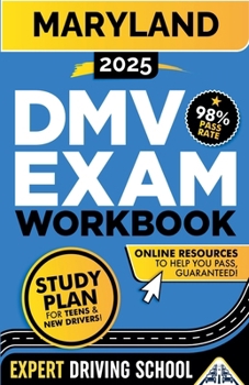 Paperback Maryland DMV Exam Workbook Book