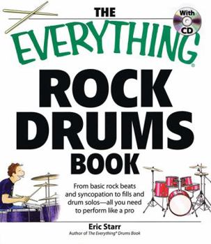 Paperback The Everything Rock Drums Book [With CD] Book