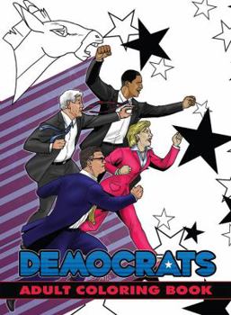 Paperback Political Power: Democrats Adult Coloring Book