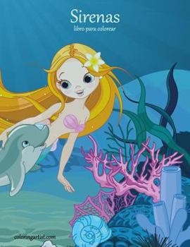 Paperback Sirenas libro para colorear 1 [Spanish] Book