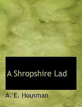 Paperback A Shropshire Lad Book