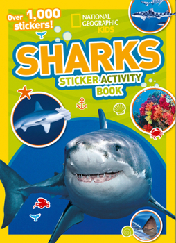 Paperback Sharks Sticker Activity Book: Over 1,000 Stickers! (NG Sticker Activity Books) Book