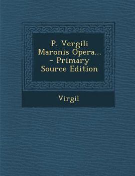 Paperback P. Vergili Maronis Opera... [Latin] Book