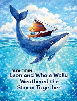 Hardcover Leon and Whale Wally Weathered the Storm Together [Large Print] Book