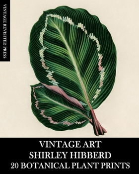 Paperback Vintage Art: Shirley Hibberd 20 Botanical Plant Prints Book