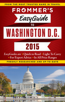 Paperback Frommer's EasyGuide to Washington D.C. 2015 Book