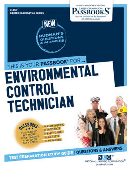 Paperback Environmental Control Technician (C-3582): Passbooks Study Guide Volume 3582 Book