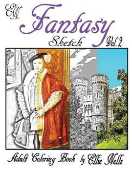 Paperback Fantasy Sketch: Adult Coloring Book