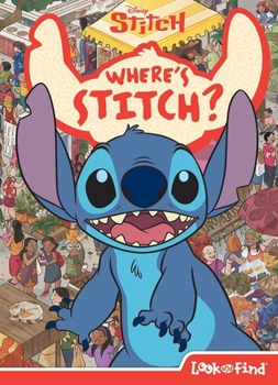 Hardcover Disney: Where's Stitch? Look and Find Book