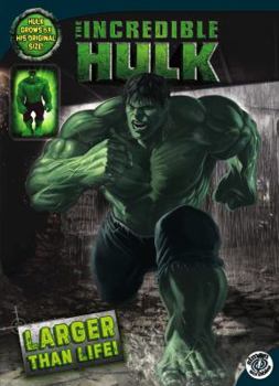 Paperback Larger Than Life [With Incredible Hulk Grow Toy] Book