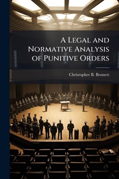 Paperback A Legal and Normative Analysis of Punitive Orders Book