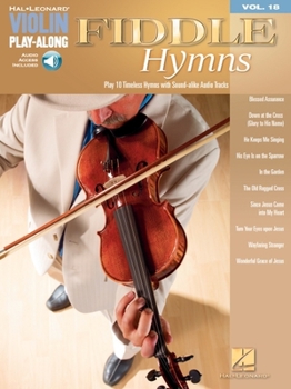 Paperback Fiddle Hymns - Violin Play-Along Volume 18 Book/Online Audio Book