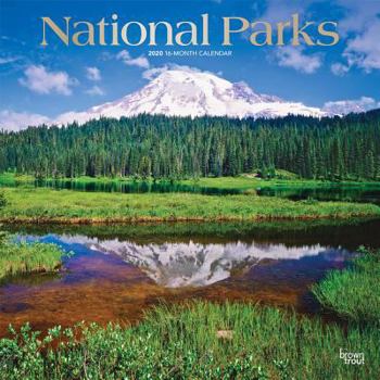 Calendar National Parks 2020 Square Foil Book