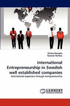 Paperback International Entrepreneurship in Swedish Well Established Companies Book