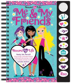 Office Product Publications International Record My Life Me and & My Friends Sound Scrapbook Book