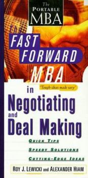 Paperback The Fast Forward MBA in Negotiating and Deal Making Book
