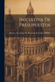 Paperback Iniciativa De Presupuestos [Spanish] Book