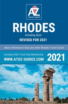 Paperback A to Z guide to Rhodes 2021, Including Symi Book