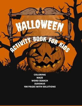 Paperback Halloween Activity Book For Kids, Age Unlimited: My Choice Of Halloween Book