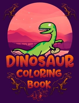 Paperback Dinosaur Coloring Book: A Unique Collection Of 25 Design for kids Book