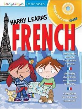 Hardcover Harry Learns French [With CDROM] Book